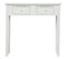 Meuble Console 2 Tiroirs En Bois Blanc H 76 Cm