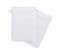 Lot De 2 Gants De Toilette En Coton Blanc Tissu Éponge 15 X 21 Cm