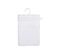 Lot De 2 Gants De Toilette En Coton Blanc Tissu Éponge 15 X 21 Cm