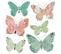 Lot De 6 Stickers "papillon" - 30x30 Cm