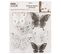 Lot De 6 Stickers "papillon" - 30x30 Cm