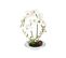 Composition Florale D'orchidées Artificielles Vase En Céramique H 40 Cm