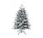 Sapin De Noël Artificiel  Vert Floqué Enneigé Qualité Premium H 150 Cm