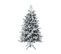 Sapin De Noël Artificiel  Vert Floqué Enneigé Qualité Premium H 180 Cm