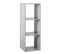 Etagère Rectangulaire à 3 Cases Mix - H. 100,5 Cm - Gris