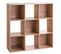 Etagère Cube Design Mix'n Modul - L. 100 X H. 100 Cm - Couleur Chêne Naturel