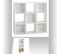 Etagère Cube Design Mix'n Modul - L. 100 X H. 100 Cm - Blanc
