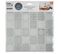 Lot De 2 Stickers Carrelage "carreaux" 25x25cm Gris