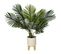 Plante artificielle H72 cm PALMIER Blanc / Vert