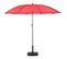 Parasol Droit Inclinable Rond Bogota Coquelicot