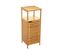 Meuble Bas1 Porte 1 Niche Bambou Sicela 5five - Bambou