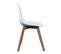 Chaise Scandinave Coque Polypropylène (lot De 4) Blanc