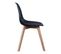 Chaise Scandinave Coque Polypropylène (lot De 4) Noir