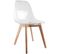 Chaise Scandinave En Plastique Transparent (lot De 2)