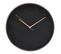 Horloge Murale "gold" 30cm Noir et Cuivre