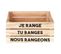 Lot De 3 Cagettes De Rangement "paulo" 32cm Naturel