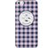 Coque Rigide North West - Pour iPhone 5 / 5s / 5c / Se - Bleue Motifs A Carreaux