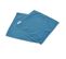 Lot De 2 Chiffons "antistatiques" 30x30cm Bleu Paon