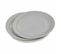 Lot De 20 Assiettes En Carton "vitamine" 18cm Gris