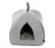 Tente Pour Chat "sweet Cat" 38cm Gris Clair