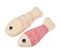 Lot De 2 Jouets Poisson Pour Chat "boho Cat" 12cm Bois De Rose