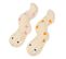 Lot De 2 Jouets Serpent Pour Chat "boho Cat" 14cm Multicolore