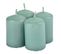 Lot De 4 Bougies Pilier "essentiel Ii" 6cm Thé Vert