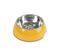 Gamelle Pour Chien et Chat "bol Inox" 17cm Moutarde