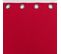 Rideau à Oeillets "panama" 140x240cm Rouge