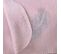 Plaid Polaire "plumette" 127x152cm Rose