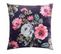 Coussin Imprimé Déco "flower Life" 45x45cm Prune