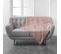 Plaid Uni En Coton "calyssa" 125x150cm Rose