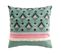 Coussin Déco à Motifs "esmeralda" 45x45cm Vert