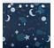 Rideau Occultant "moonlight" 140x260cm Bleu