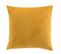 Coussin Déco En Velours "casual" 40x40cm Ocre