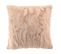 Housse De Coussin Imitation Fourrure "foxy" 40x40cm Sable