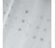 Rideau Voilage à Oeillets "krom" 140x240cm Blanc