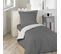 Housse De Couette Optic Anthracite/blanc 240x220 Cm