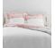 Parure De Lit Percale Vice Versa Rose/blanc 260x240 Cm