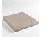 Drap Plat En Coton Biologique Taupe 180x190