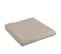 Drap Plat En Coton Biologique Taupe 180x190