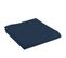 Drap Plat En Coton Biologique Bleu 180x190