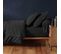 Drap Housse "lina" 90x190cm Noir