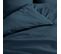 Housse De Couette "percaline" 240x260cm Bleu Nuit
