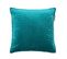 Housse De Coussin Velours Uni "solange" 40x40cm Bleu Pétrole