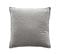 Housse De Coussin Velours Uni "solange" 40x40cm Gris