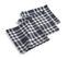 Lot De 3 Serviettes De Table "traditio" 45cm Noir