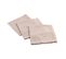 Lot De 3 Serviettes De Table "charline" 40x40cm Lin