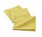 Lot De 3 Serviettes De Table "initia" 40x40cm Jaune