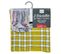 Lot De 3 Serviettes De Table "traditio" 45x45cm Jaune